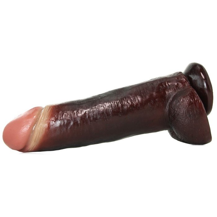 Dildo XXL Blackout, Ultra Realistic Cock 33 cm - dimensiuni complete