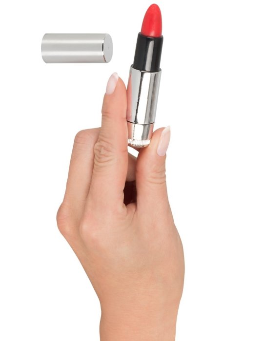 Mini Vibrator Toyz4Lovers »Multi-Speed Lipstick« 9 cm - Argintiu
