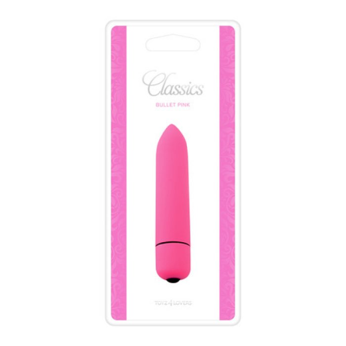 Vibrator Toyz4Lovers »Maxi Bullet« 9 cm - Roz - vedere frontala