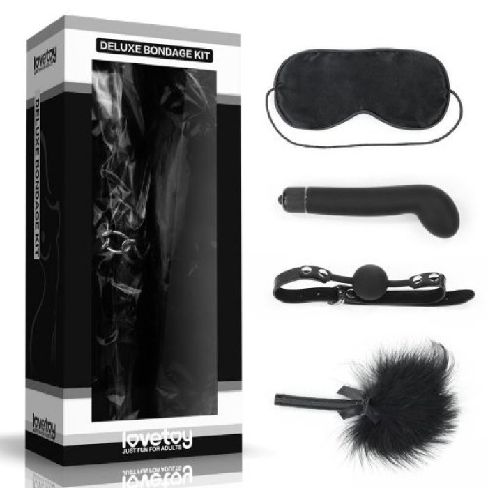 Set Deluxe Bondage Lovetoy - Negru