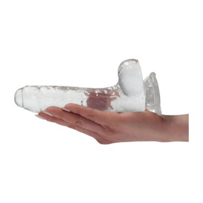 Dildo Transparent Toyz4Lovers "Real Rapture" 19 cm##