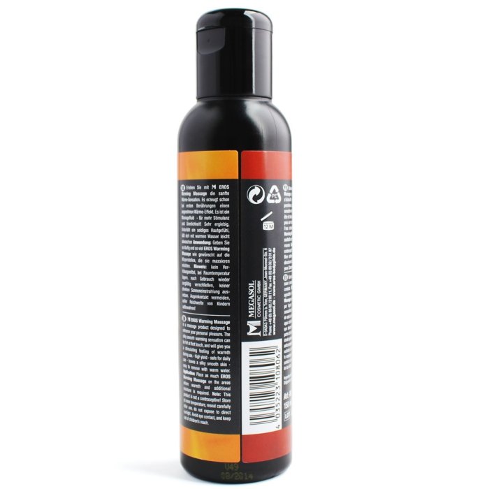 Lubrifiant intim Eros, Warming, cu incalzire, 150 ml - detaliu design