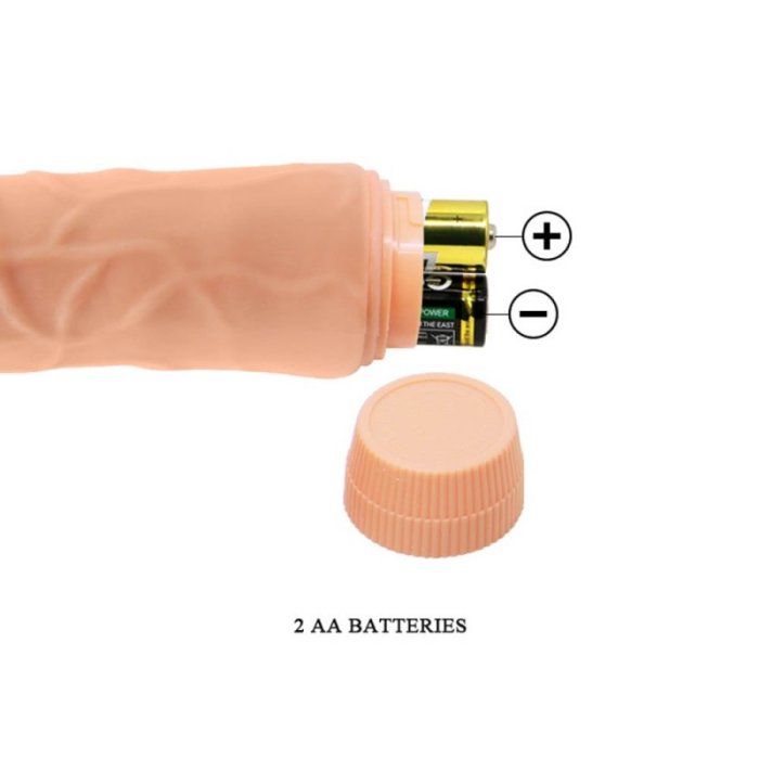 Vibrator Baile »Barbara Jeff« 20 cm - Natural