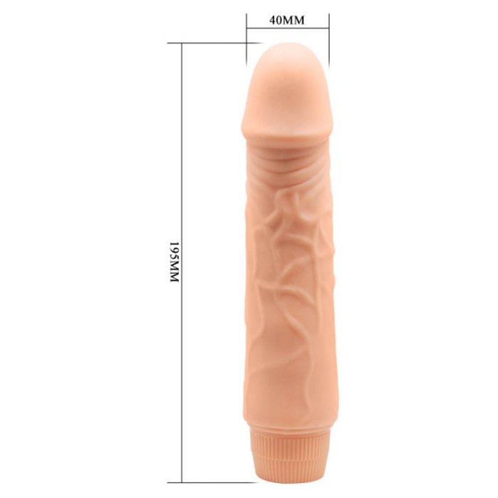 Vibrator Baile »Barbara Jeff« 20 cm - Natural