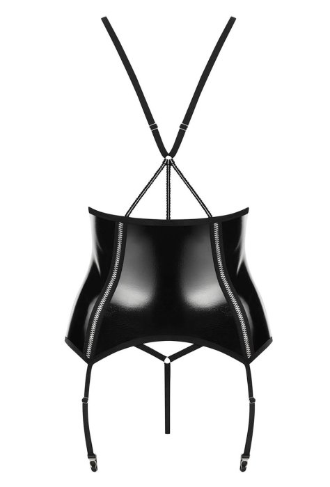 Set Corset si chiloti, Stormea, Obsessive, Latex Look# - dimensiuni complete