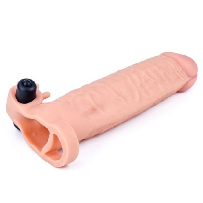 Prelungitor Penis Pleasure X-Tender 4, cu vibrator [ + 5 cm ] - detaliu finisaj