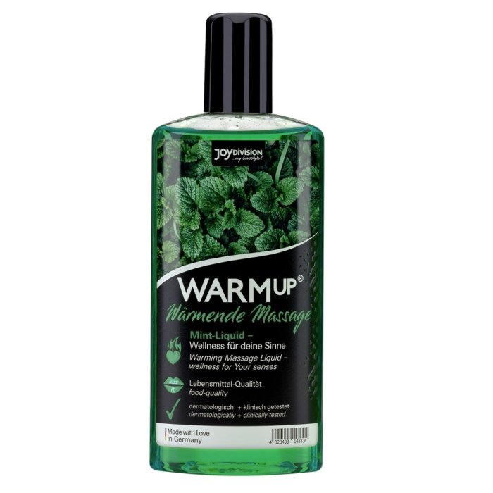 Ulei Masaj WarmUp "Menta" - 150 ml - culoare si material