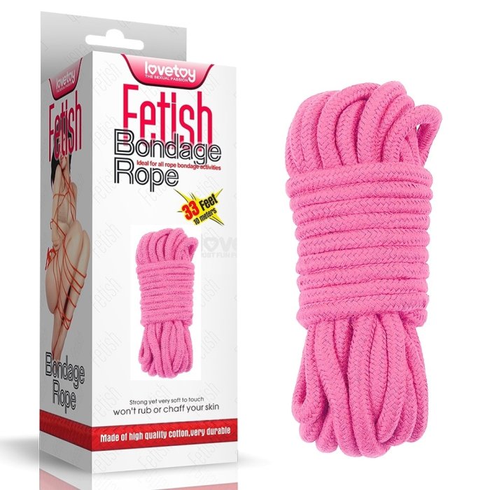 Sfoara Bondage Lovetoy "Fetish Bondage Rope" 10 Merti - Roz