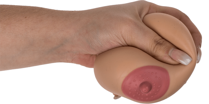 Minge AntiStres  XL OOTB "Ball Breast" - Natural##