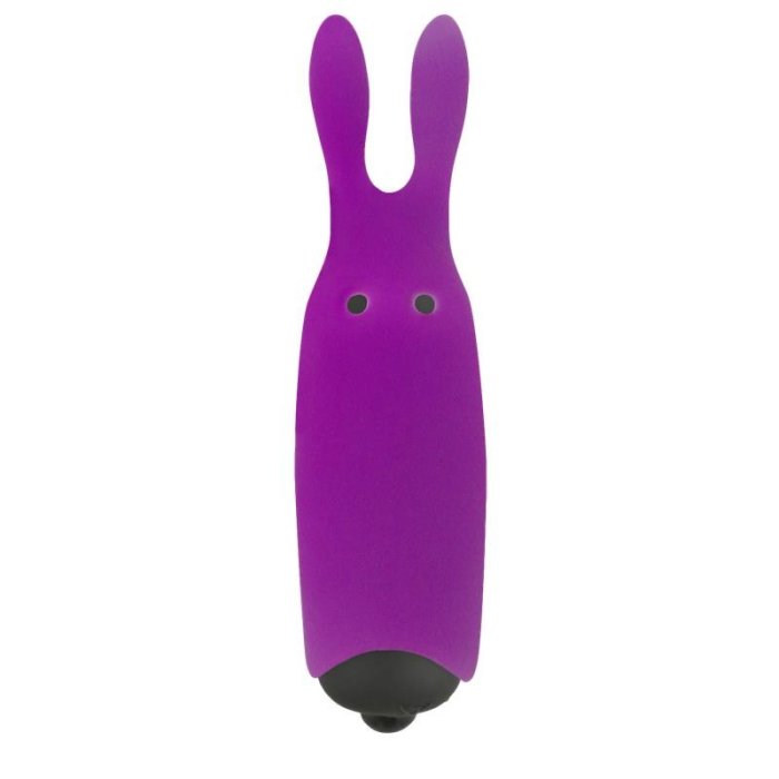Mini Vibrator Intense Rabbit Purple, 10 Viteze - detaliu design