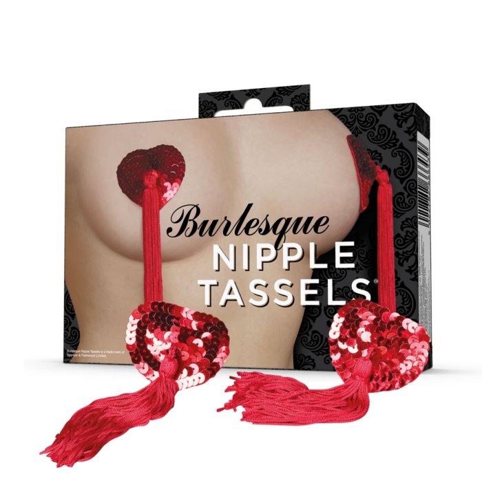 Ornamente Sfarcuri  Spencer & Fleetwood "Nipple Tassels" - Rosu - culoare si material