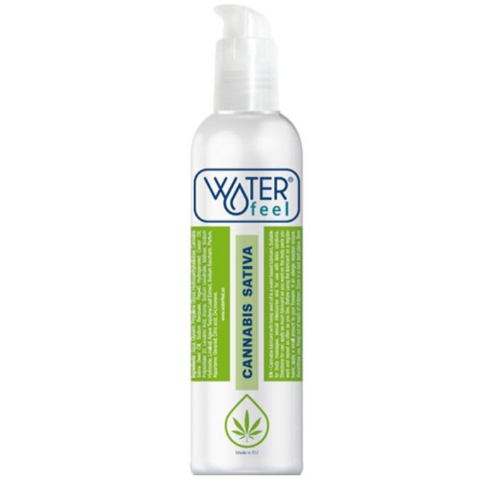 Lubrifiant Intim, Water Feel, Cannabis Sativa, pe baza de apa, 150ml - vedere frontala