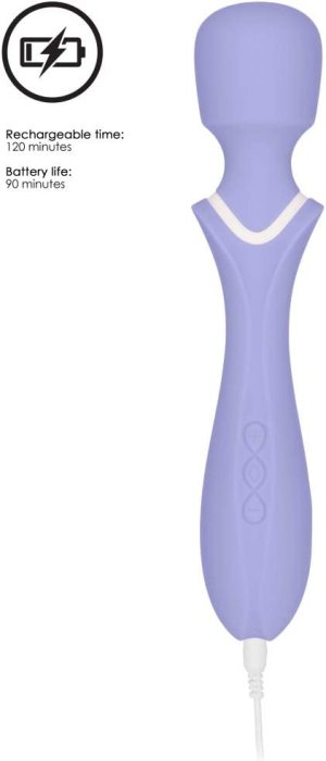 Aparat Masaj Loveline Massage Wand Jiggle, Purple - detaliu finisaj