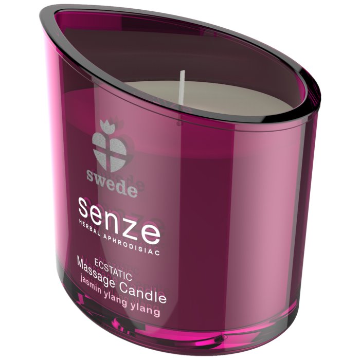 Lumanare Masaj Swede "Senze" 50 ml - Iasomie - vedere frontala