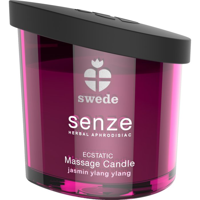 Lumanare Masaj Swede "Senze" 50 ml - Iasomie - detaliu finisaj