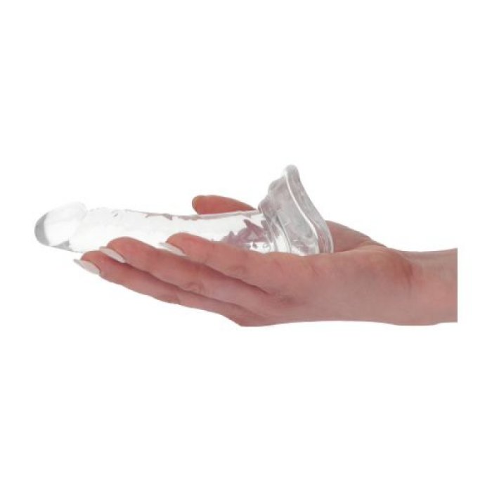 Dong Relistic Clear Sensation Small [ 11,5 cm x 2 cm ] - culoare si material
