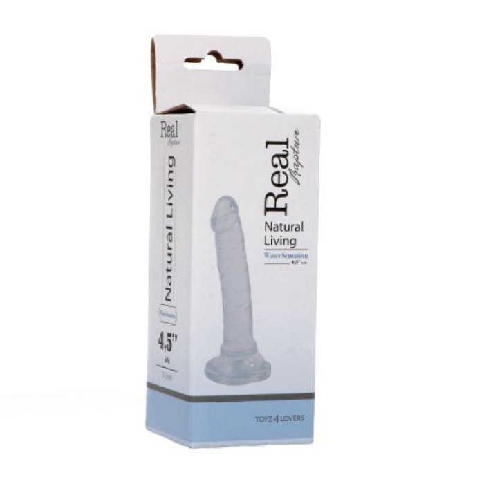 Dong Relistic Clear Sensation Small [ 11,5 cm x 2 cm ] - dimensiuni complete