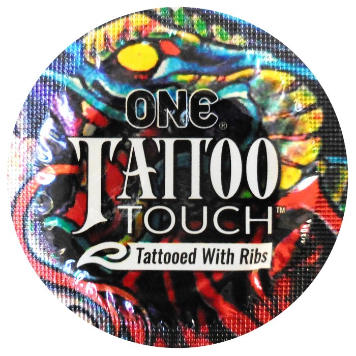 Prezervative One Tattoo Touch, 12 buc - culoare si material