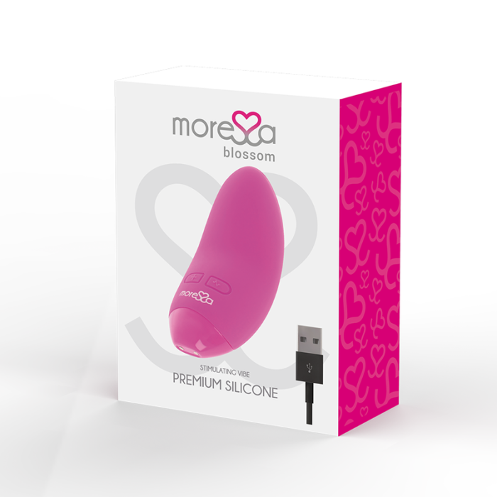 Aparat de Masaj Moressa »Blossom Pink Vibrator« 7,8 cm - Roz