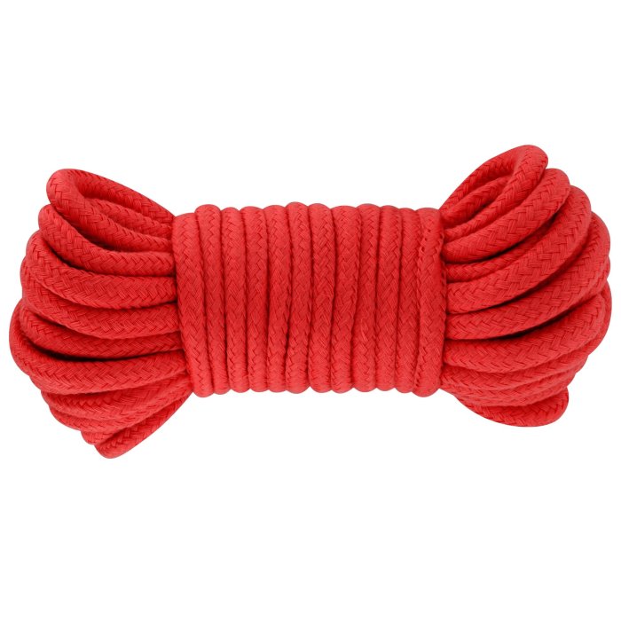 Sfoara Bondage, Erotica, Sweet, bumbac rosie,10 m - detaliu design