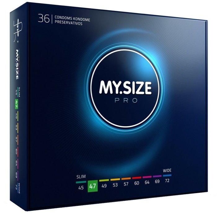 Prezervative Premium My Size "MY SIZE PRO" 47mm - 36 Bucati