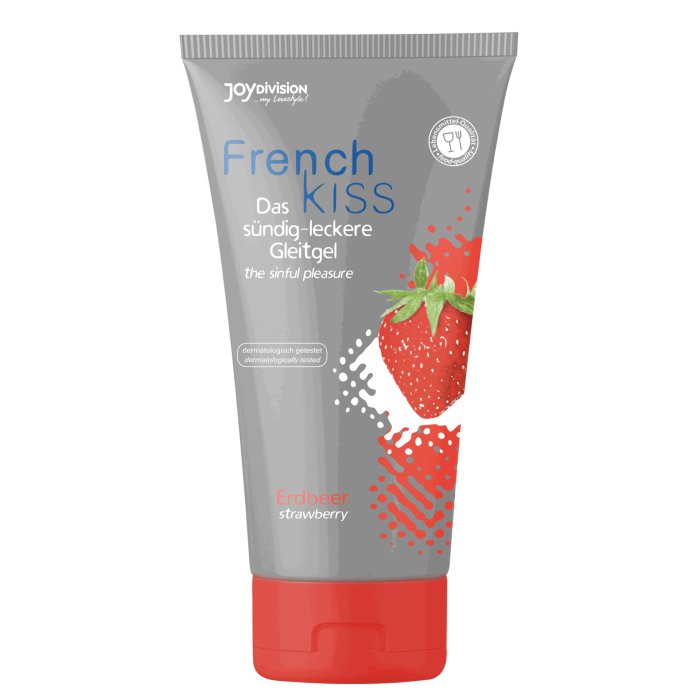 Lubrifiant Sex Oral JoyDivision »French Kiss« 75ml - Capsuni