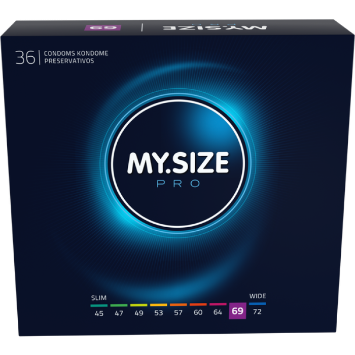 Prezervative Premium My Size "MY SIZE PRO" 69 mm - 36 Bucati - detaliu design
