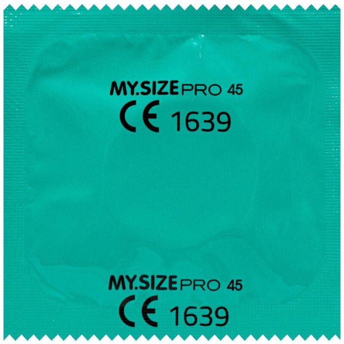 Prezervative Premium My Size "MY SIZE PRO" 45 mm - 3 Bucati - detaliu finisaj