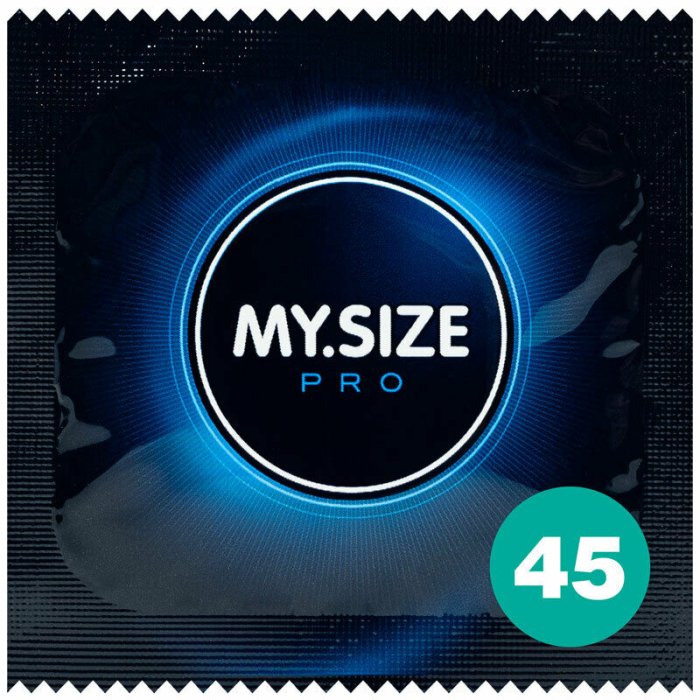 Prezervative Premium My Size "MY SIZE PRO" 45 mm - 3 Bucati - detaliu design