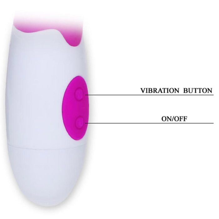 Vibrator Pretty Love »Bishop« 18 cm - Roz