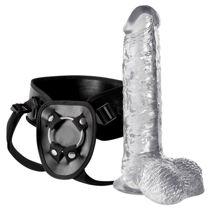 StrapOn Crystal Clear »Invisible Hunter« 15 cm