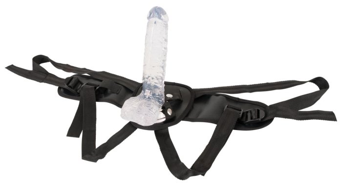 StrapOn Crystal Clear »Invisible Hunter« 15 cm