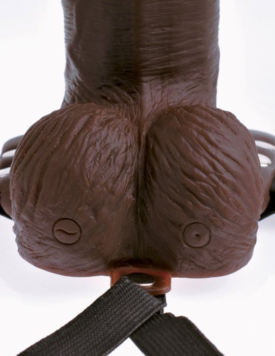 StrapOn Barbati Pipedream »Fetish Fantasy Series« 22,9 cm - Maro - vedere laterala