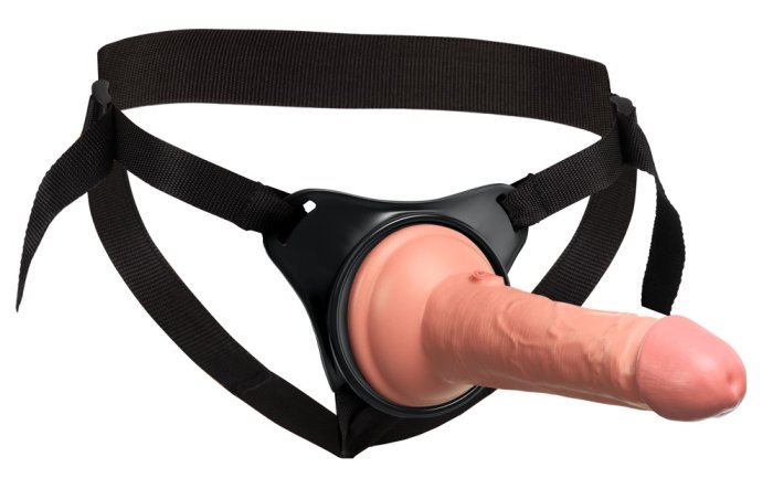 StrapOn Femei Pipedream »King Cock« 17,8 cm - Natural