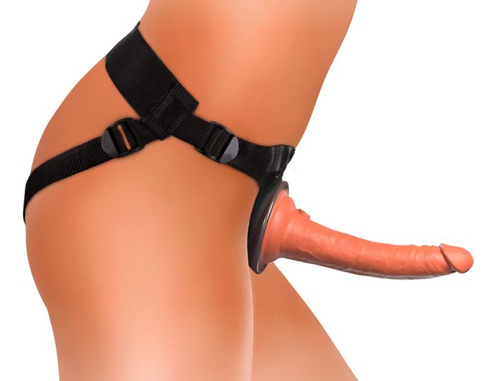 StrapOn Femei Pipedream »King Cock« 21 cm - Natural