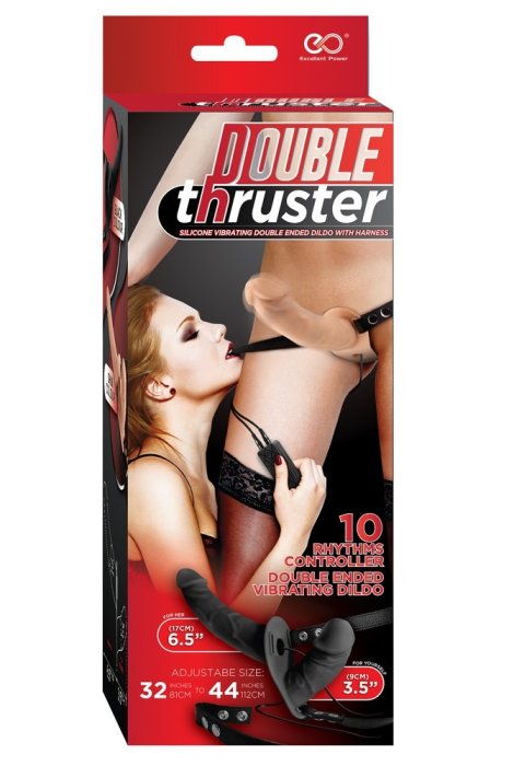 Strapon Femei Excellent Power »Double Thruster« 17 cm