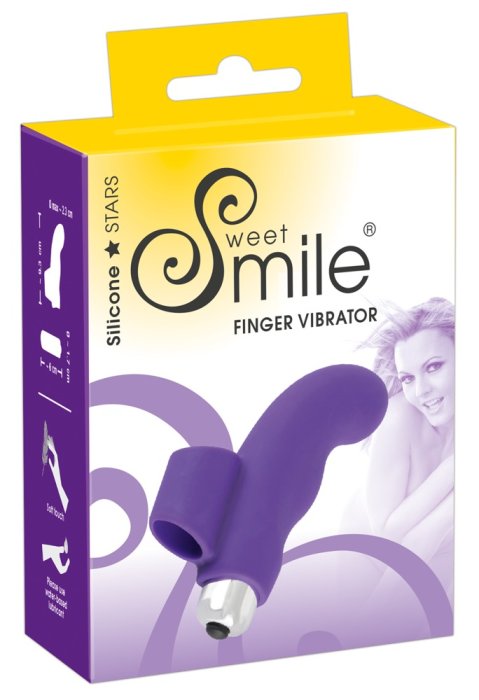 Vibrator Deget Sweet Smile Finger - vedere frontala