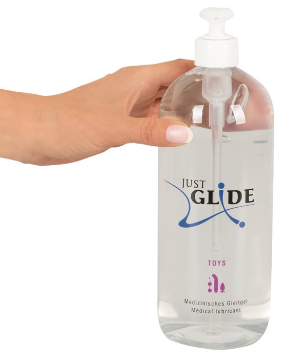Lubrifiant Vegan Just Glide "Toys" 1000 ml - dimensiuni complete