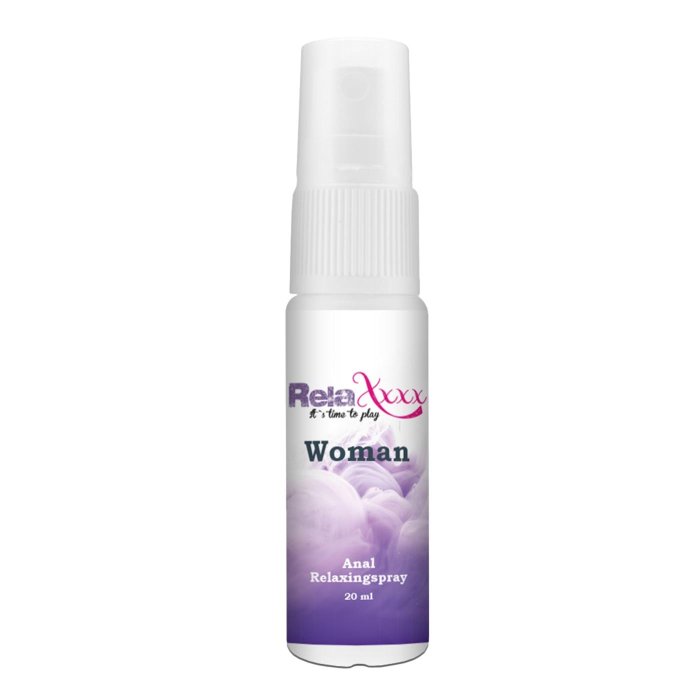 Spray anal lubrifiant, Relaxxxx, Woman, efect relaxant, anti iritare, anti inflamator, 20 ml - detaliu design