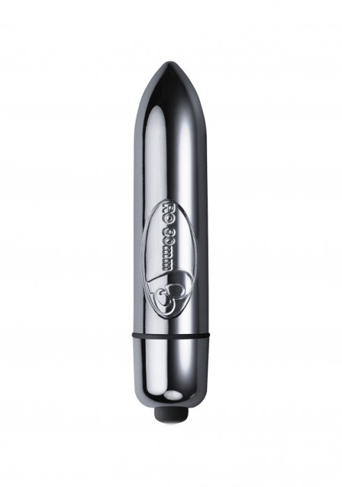 Mini Vibrator Rocks Off »Single Speed« 8 cm - Argintiu