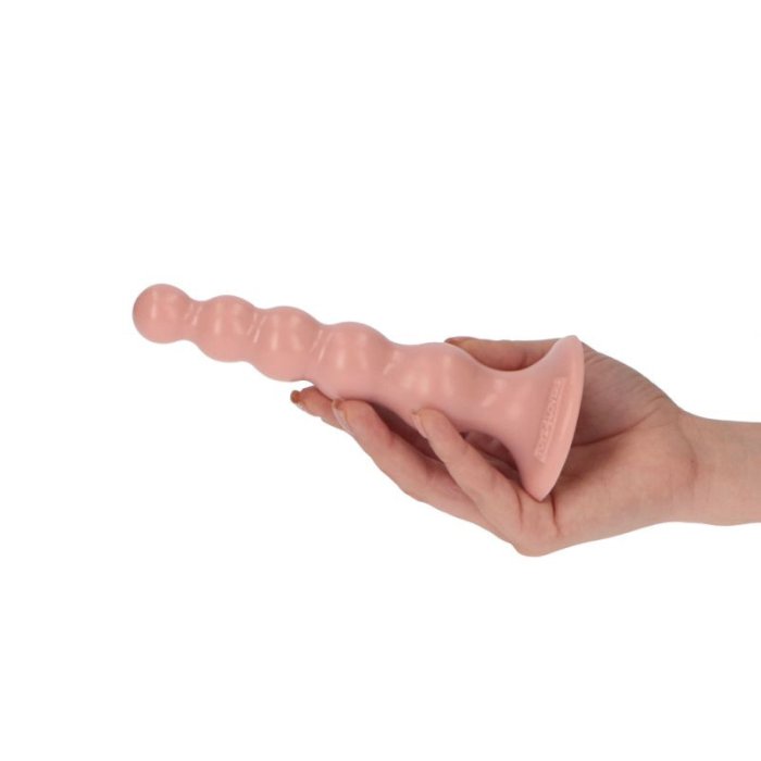 Dildo Anal Elio, Natural, 14 cm x 3,5 cm - vedere laterala