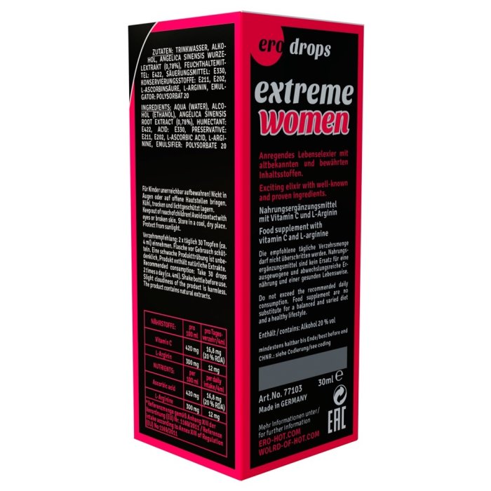 Afrodisiac Femei Spanish Fly Strong Elixir - vedere laterala
