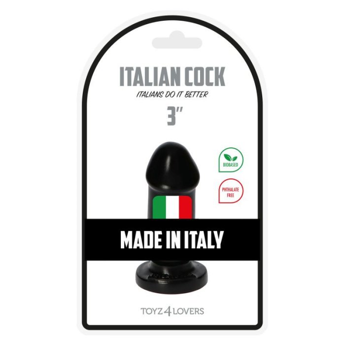 Butt Plug Anal Toyz4Lovers »Mio« 8 cm - Negru##