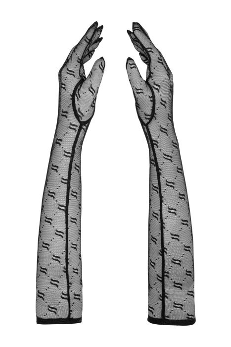 Manusi Negre Obsessive "Obsessivia" S-L## - detaliu design