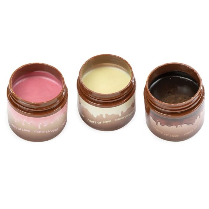 Lovers Body Paints, Set body painting, ciocolata cu lapte, capsuni, alba, 3 bucati, 180 gr - culoare si material