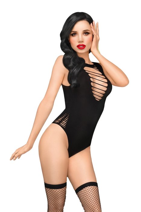 Body Sexi Penthouse - Negru - vedere frontala