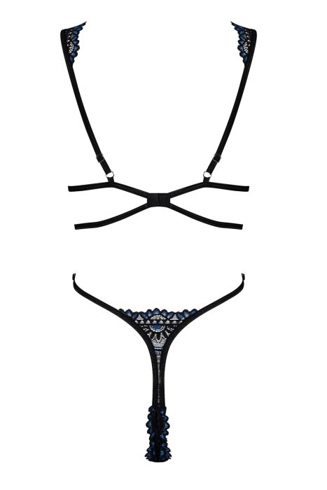 Body Obsessive, Belisis, dantela neagra, S-L# - dimensiuni complete