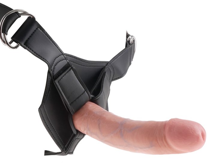 8 King Cock StrapOn Harness Cock - detaliu design