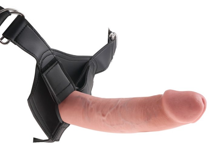 StrapOn Pipedream »9 King Cock« 23 cm - Natural