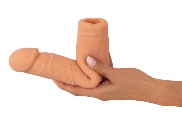 Prelungitor Penis Natural Skin »Extension Sleeve« 24 cm - Natural